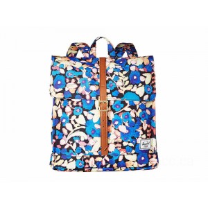 Herschel Supply Co. City Mid-Volume Painted Floral/Tan Synthetic Leather [Sale]