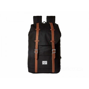 Herschel Supply Co. Retreat Mid-Volume Black/Tan Synthetic Leather [Sale]