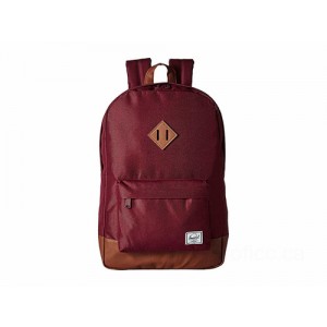 Herschel Supply Co. Heritage Windsor Wine/Tan Synthetic Leather [Sale]